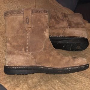 UGG. Chestnut boots.